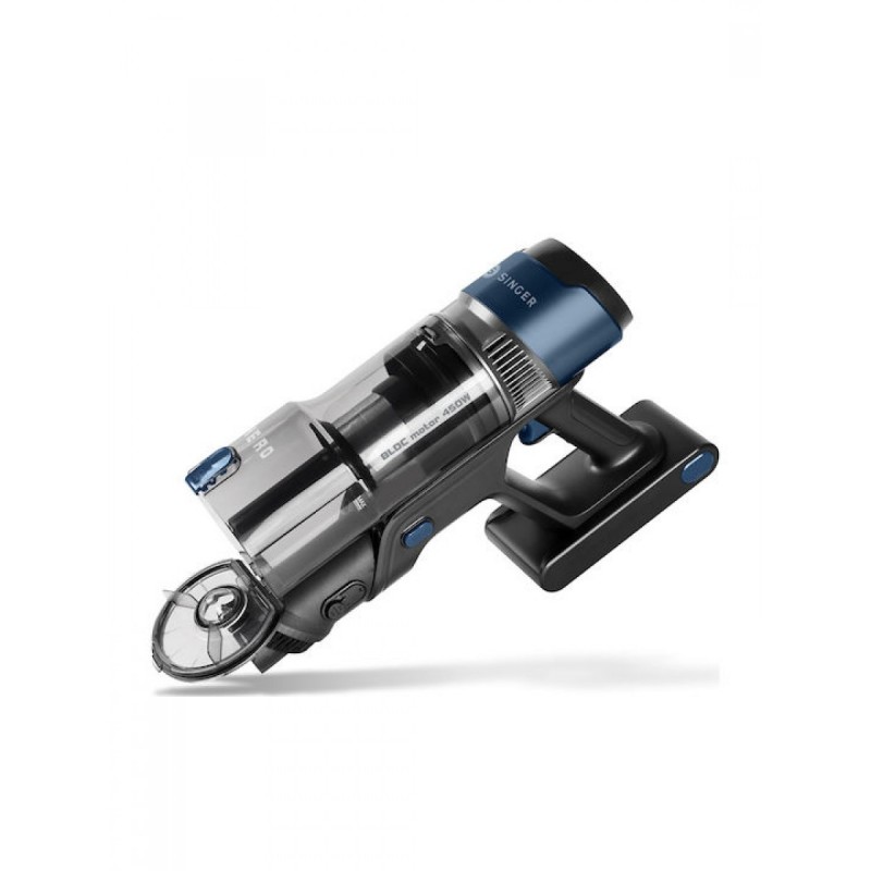 Singer Επαναφορτιζόμενη Σκούπα Stick 29.6V (VCL3010) Μπλε/Πορτοκαλί