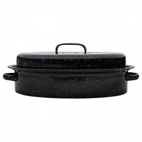 Estia Γάστρα Οβάλ Enamel με Σχάρα 40x27cm 4.8L