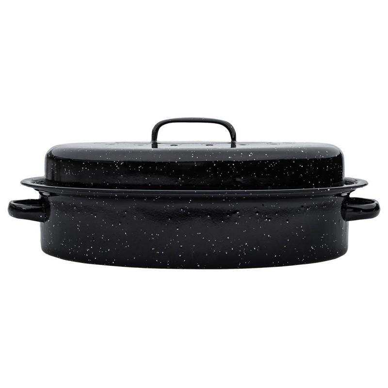 Estia Γάστρα Οβάλ Enamel με Σχάρα 40x27cm 4.8L