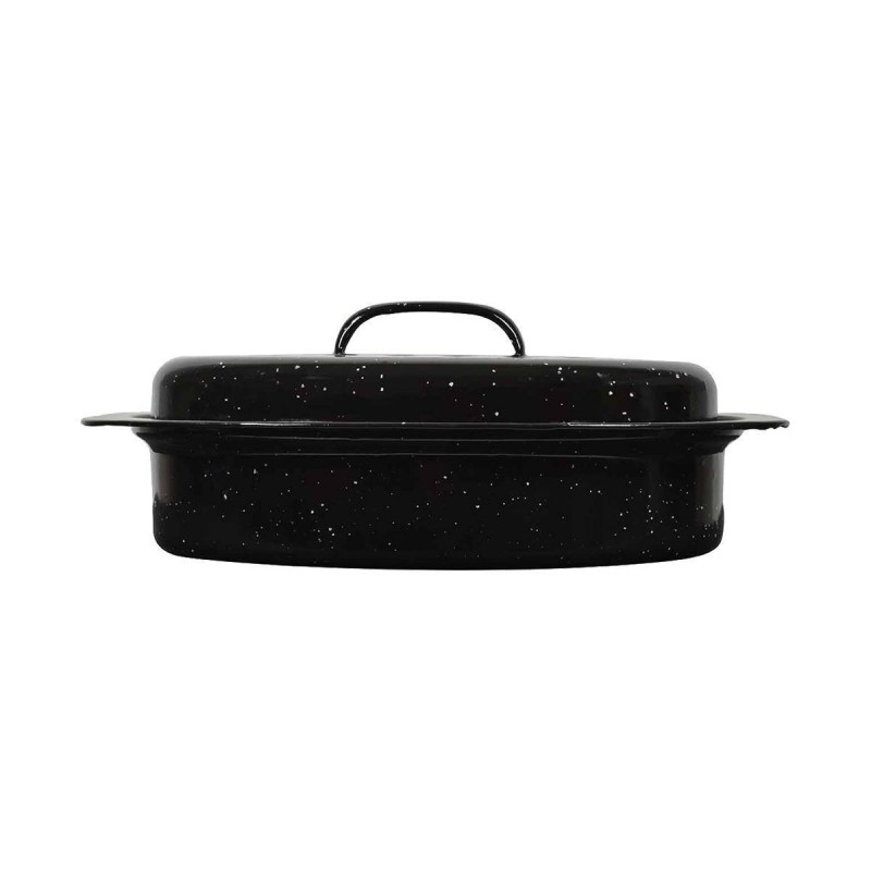 Estia Γάστρα Οβάλ Enamel με Σχάρα 40x27cm 4.8L