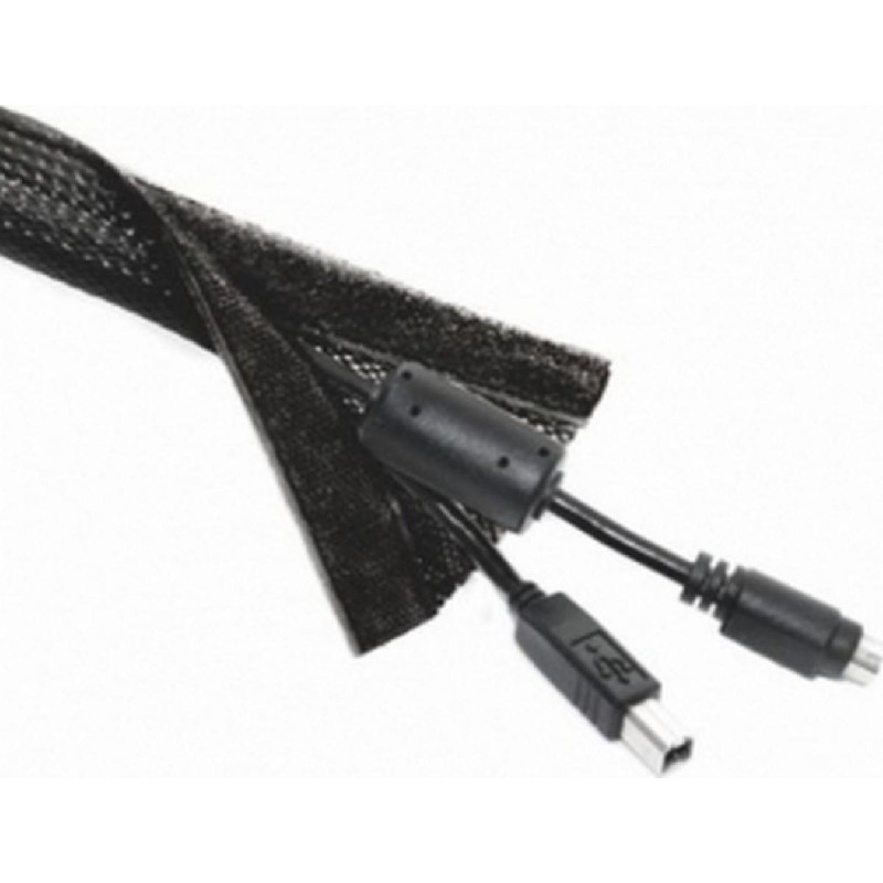 Brateck Πλέγμα Καλωδίων Τύπου Flex Wrap 100x8.5cm (VS-85) Μαύρο