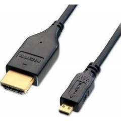  Powertech HDMI Male to Micro HDMI Male Black 3m (CAB-H008)
