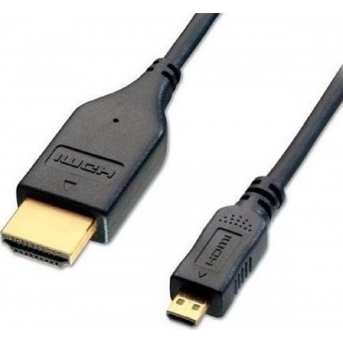  Powertech HDMI Male to Micro HDMI Male Black 3m (CAB-H008)