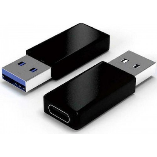 Powertech (CAB-UC023) Μετατροπέας USB-A male σε USB-C female