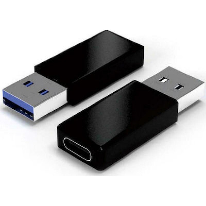 Powertech (CAB-UC023) Μετατροπέας USB-A male σε USB-C female
