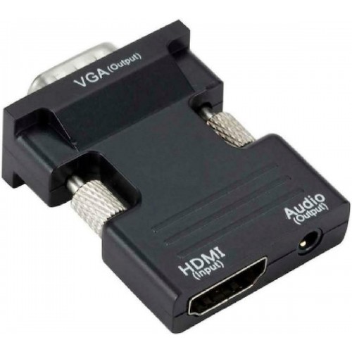 Powertech Μετατροπέας 3.5mm / HDMI female σε VGA male 1τμχ (CAB-H120)