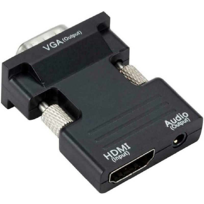 Powertech Μετατροπέας 3.5mm / HDMI female σε VGA male 1τμχ (CAB-H120)