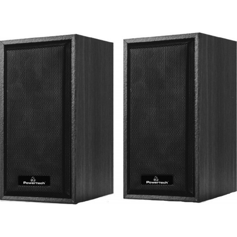 Powertech Premium Sound PT-845 Ηχεία Υπολογιστή 2.0 με Ισχύ 3W σε Μαύρο Χρώμα Powertech Premium Sound PT-845 Ηχεία Υπολογιστή 2.0 με Ισχύ 3W σε Μαύρο Χρώμα