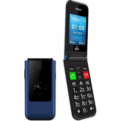 Powertech Sentry Dual II PTM-26 Μπλε Dual SIM 2 οθόνες Κινητό με Μεγάλα Κουμπιά