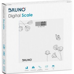 Bruno Ψηφιακή Ζυγαριά 180kg Λευκή BRN-0055