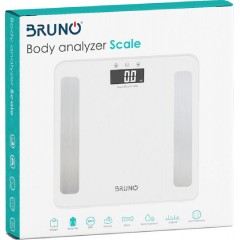 Bruno Ψηφιακή Ζυγαριά με Λιπομετρητή (BRN-0057) Λευκή
