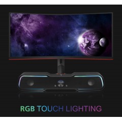 Powertech (PT-974) Gaming Soundbar Ηχεία Υπολογιστή 2.0 με RGB Φωτισμό και Bluetooth 5W Μαύρο Powertech (PT-974) Gaming Soundbar Ηχεία Υπολογιστή 2.0 με RGB Φωτισμό και Bluetooth 5W Μαύρο