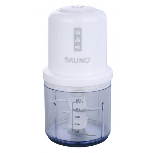 Bruno (BRN-0066) White Food Chopper with 4 Blades 400W