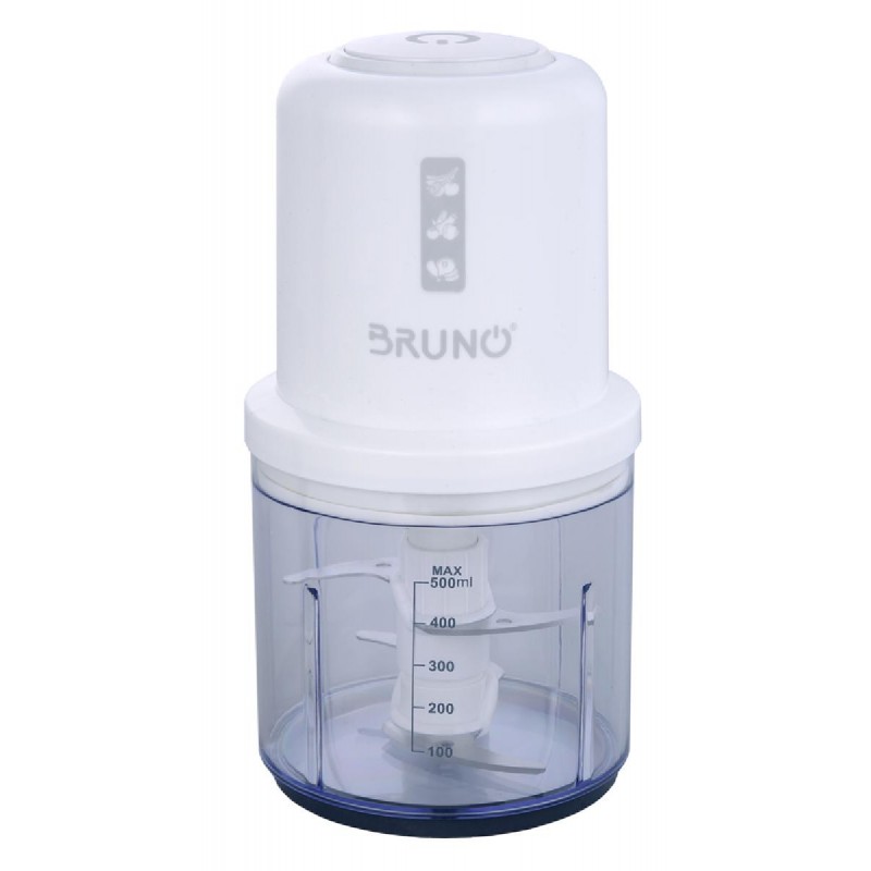 Bruno (BRN-0066) White Food Chopper with 4 Blades 400W Bruno (BRN-0066) White Food Chopper with 4 Blades 400W