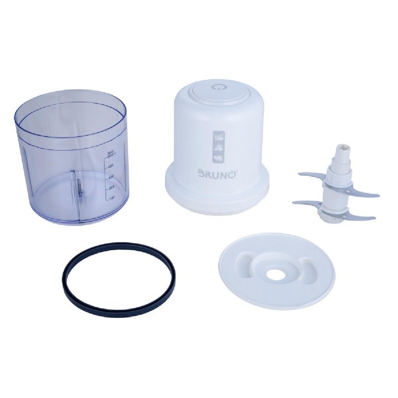 Bruno (BRN-0066) White Food Chopper with 4 Blades 400W Bruno (BRN-0066) White Food Chopper with 4 Blades 400W