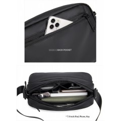 ARCTIC HUNTER τσάντα ώμου YB00518 με θήκη tablet, 3L, γκρι