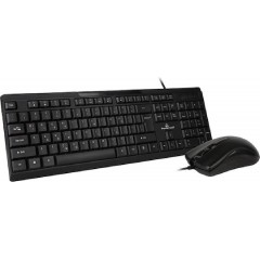 POWERTECH set ποντίκι & πληκτρολόγιο PT-1068, ενσύρματο, 1000DPI, μαύρο