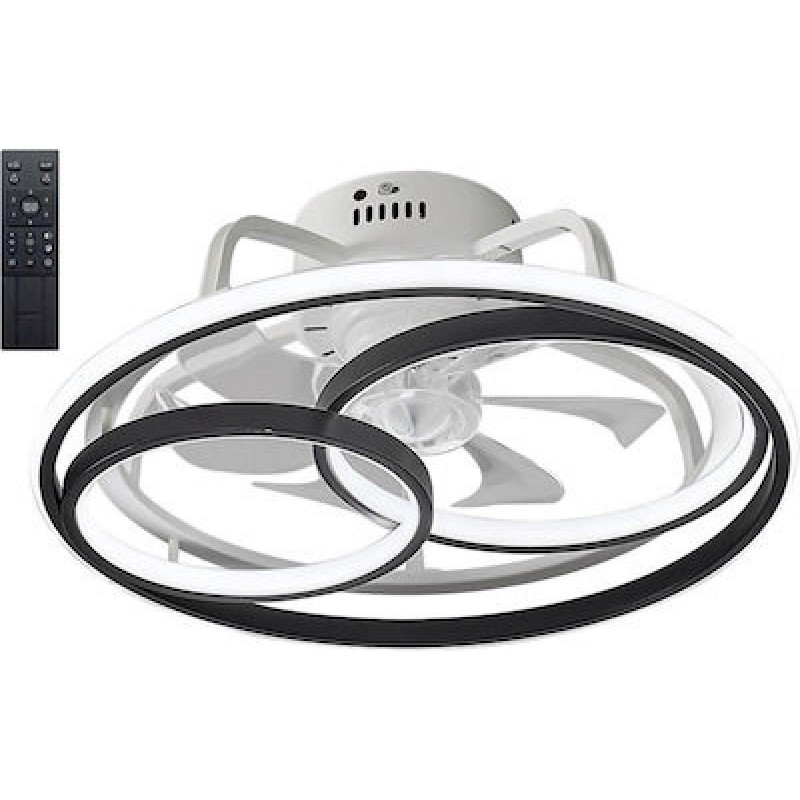 Powertech (HLL-0108) Μαύρος Ανεμιστήρας Οροφής 50cm με Φως και Τηλεχειριστήριο Powertech (HLL-0108) Μαύρος Ανεμιστήρας Οροφής 50cm με Φως και Τηλεχειριστήριο