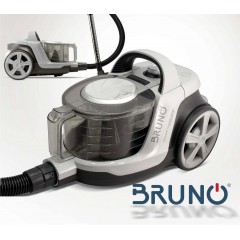 Bruno (BRN-0137) Λευκή Ηλεκτρική Σκούπα 800W με Κάδο 3lt