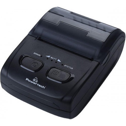 Powertech PT-1105 Θερμικός Εκτυπωτής Αποδείξεων Φορητός Bluetooth / USB