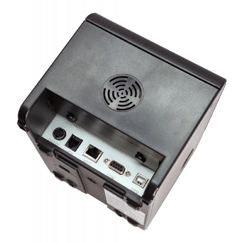 Powertech (PT-1107) Μαύρος Θερμικός Εκτυπωτής Αποδείξεων Bluetooth / Ethernet / Serial / USB / Wi-Fi