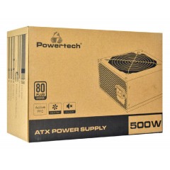 Powertech (PT-1102) Μαύρο Τροφοδοτικό Υπολογιστή Full Wired 550W