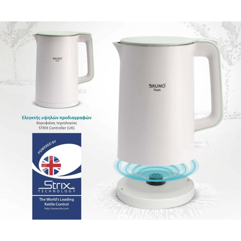 Bruno (BRN-0140) Λευκός Βραστήρας 1.7lt 2200W Bruno (BRN-0140) Λευκός Βραστήρας 1.7lt 2200W
