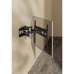Powertech (PT-1130) Μαύρο Βάση Τηλεόρασης Τοίχου με Βραχίονα έως 80 Powertech (PT-1130) Μαύρο Βάση Τηλεόρασης Τοίχου με Βραχίονα έως 80