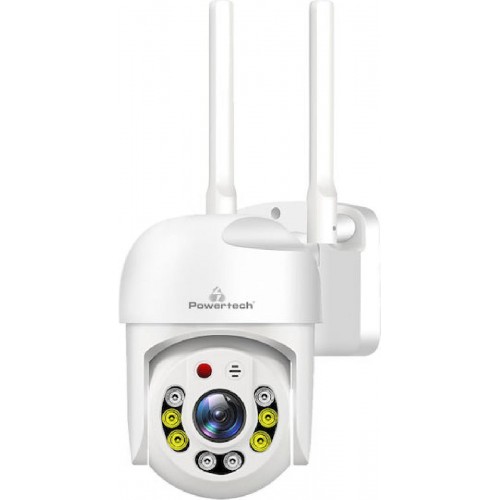 POWERTECH smart κάμερα PT-1144, 2MP, Wi-Fi, PTZ, IP65