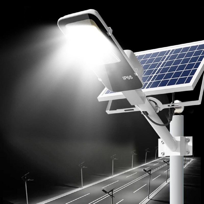 Powertech Στεγανός Ηλιακός Προβολέας LED 80W Ψυχρό Λευκό 6500K με Τηλεχειριστήριο IP65 (HLL-0124) Powertech Στεγανός Ηλιακός Προβολέας LED 80W Ψυχρό Λευκό 6500K με Τηλεχειριστήριο IP65 (HLL-0124)