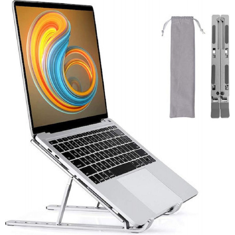 POWERTECH Μεταλλική Βάση Laptop PT-1160, Έως 18