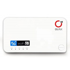 OLAX G5010 Router 5G LTE με LAN θύρα, Wi-Fi 6, dual band, 4000mAh Λευκό