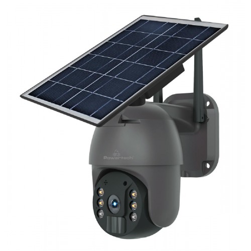 Powertech PT-1175 Κάμερα Παρακολούθησης Wi-Fi 3MP Full HD+ Αδιάβροχη με Αμφίδρομη Επικοινωνία Λευκή