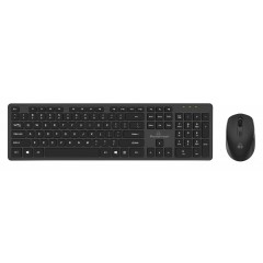 POWERTECH PT-1189 μαύρο set ασύρματο ποντίκι & πληκτρολόγιο, 1600DPI POWERTECH PT-1189 μαύρο set ασύρματο ποντίκι & πληκτρολόγιο, 1600DPI