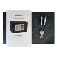 Powertech (PT-1192) Μαύρο Χρηματοκιβώτιο με Ψηφιακό Κλείδωμα και Κλειδί Διαστάσεων Μ31xΠ20xΥ20cm Powertech (PT-1192) Μαύρο Χρηματοκιβώτιο με Ψηφιακό Κλείδωμα και Κλειδί Διαστάσεων Μ31xΠ20xΥ20cm