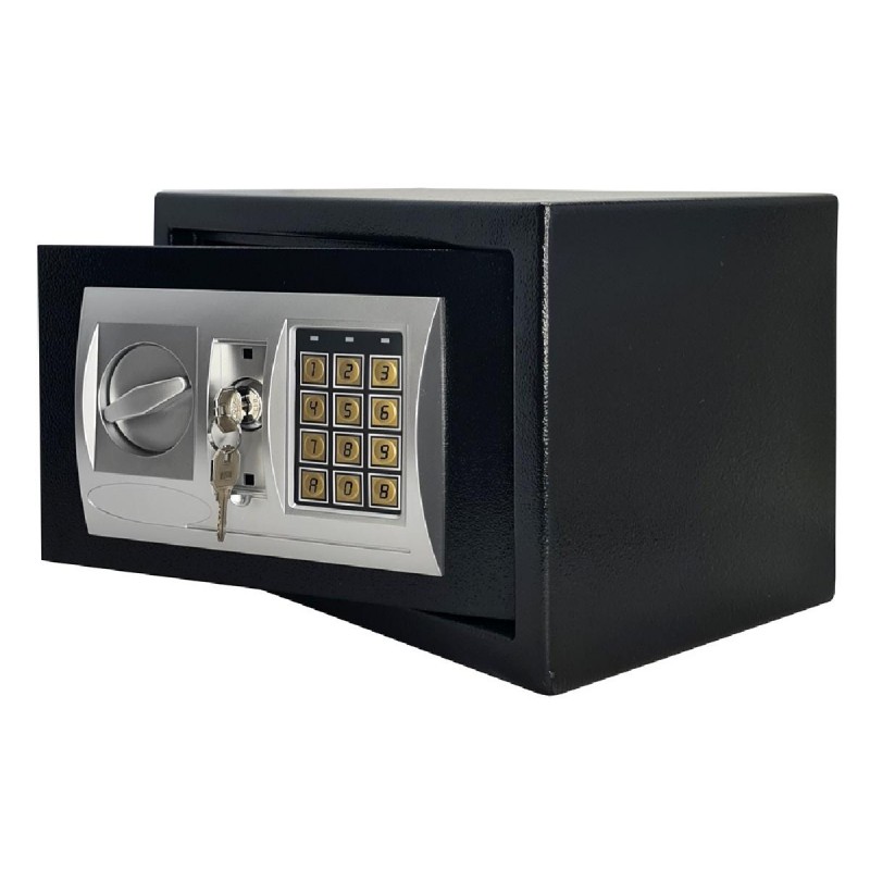 Powertech (PT-1192) Μαύρο Χρηματοκιβώτιο με Ψηφιακό Κλείδωμα και Κλειδί Διαστάσεων Μ31xΠ20xΥ20cm Powertech (PT-1192) Μαύρο Χρηματοκιβώτιο με Ψηφιακό Κλείδωμα και Κλειδί Διαστάσεων Μ31xΠ20xΥ20cm