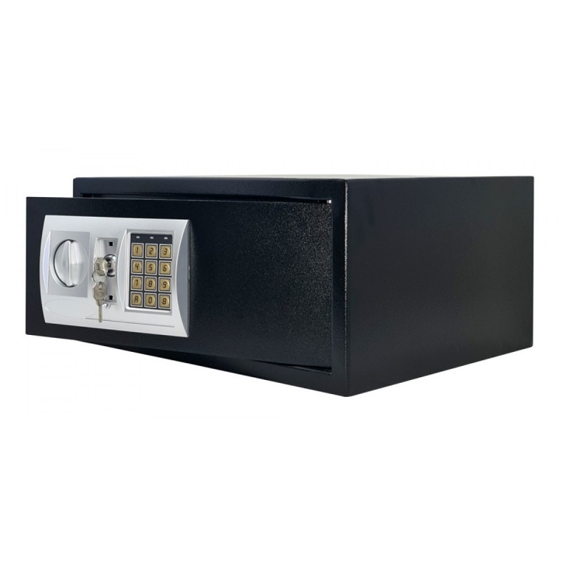 Powertech Χρηματοκιβώτιο με Ψηφιακό Κλείδωμα και Κλειδί, Τύπου Laptop Διαστάσεων Μ43xΠ35xΥ20cm (PT-1194) Μαύρο Powertech Χρηματοκιβώτιο με Ψηφιακό Κλείδωμα και Κλειδί, Τύπου Laptop Διαστάσεων Μ43xΠ35xΥ20cm (PT-1194) Μαύρο