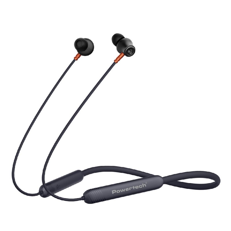 Powertech (PT-1228) Μαύρα In-ear Bluetooth Handsfree