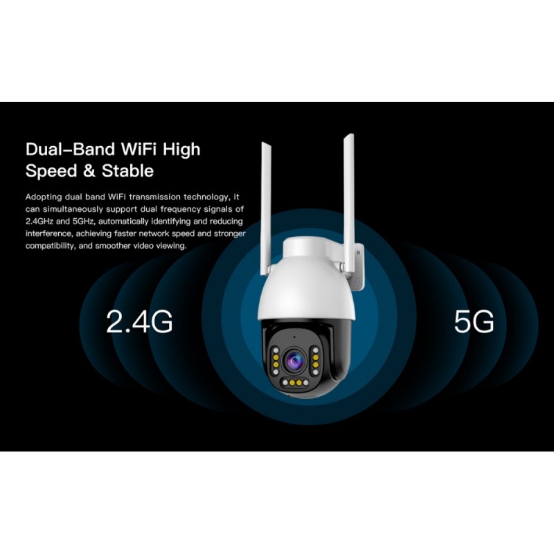 Vstarcam Smart Κάμερα 4MP Wi-Fi PTZ (CS611Q-UV) Λευκή