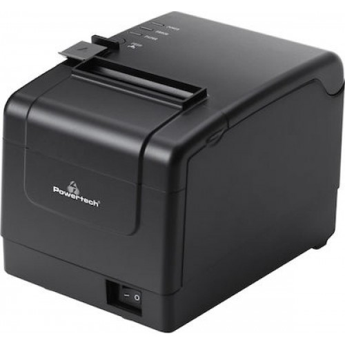 Powertech Θερμικός Εκτυπωτής Αποδείξεων USB / LAN / Ethernet (PT-1304) Μαύρος