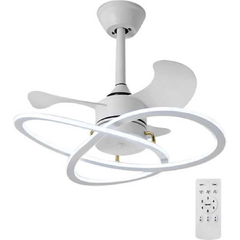 POWERTECH ανεμιστήρας οροφής HLL-0175 με LED φως, 96W, Φ60x25cm, λευκός HLL-0175 POWERTECH ανεμιστήρας οροφής HLL-0175 με LED φως, 96W, Φ60x25cm, λευκός HLL-0175