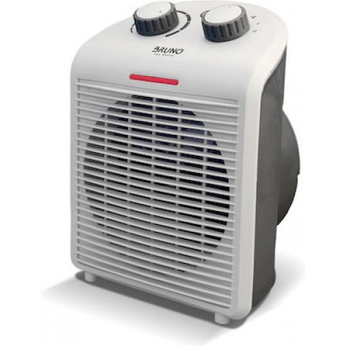 Bruno (BRN-0211) Λευκό Αερόθερμο Δωματίου Δαπέδου 2000W