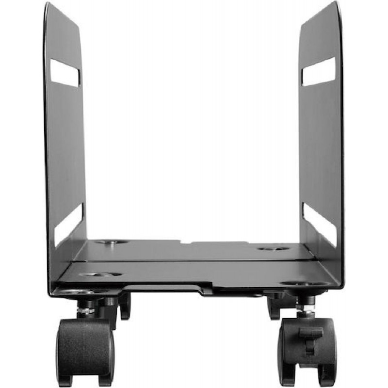 Powertech Μεταλλική Βάση PC με Ροδάκια έως 10kg (PT-1329) Μαύρη