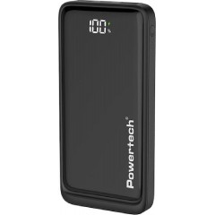 Powertech Power Bank με Οθόνη 10000mAh 22.5W (PT-1326) Μαύρο Powertech Power Bank με Οθόνη 10000mAh 22.5W (PT-1326) Μαύρο