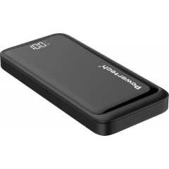 Powertech Power Bank με Οθόνη 10000mAh 22.5W (PT-1326) Μαύρο Powertech Power Bank με Οθόνη 10000mAh 22.5W (PT-1326) Μαύρο