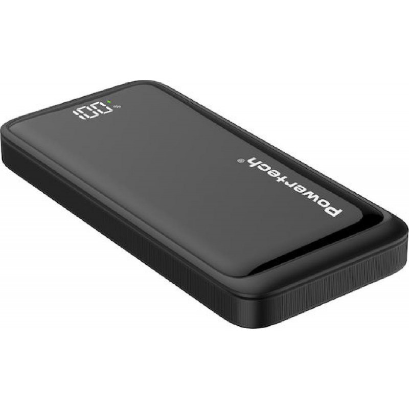 Powertech Power Bank με Οθόνη 10000mAh 22.5W (PT-1326) Μαύρο Powertech Power Bank με Οθόνη 10000mAh 22.5W (PT-1326) Μαύρο