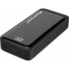Powertech (PT-1327) Μαύρο Power Bank με Οθόνη 20000mAh 22.5W 2xUSB-A 1xUSB-C Powertech (PT-1327) Μαύρο Power Bank με Οθόνη 20000mAh 22.5W 2xUSB-A 1xUSB-C