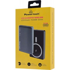 Powertech MagSafe Power Bank 10000mAh 20W (PT-1377) Γκρι