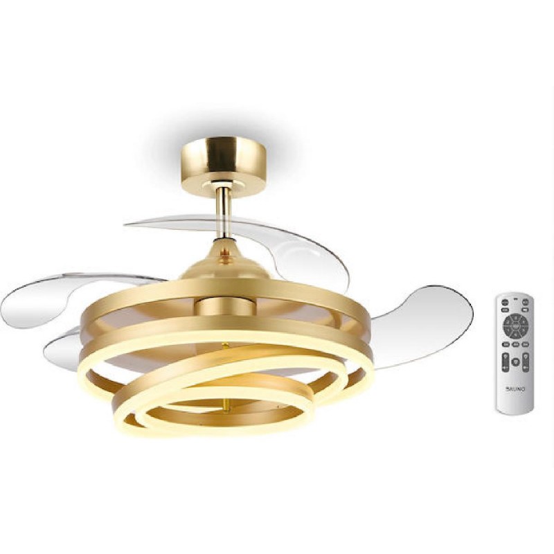 BRUNO BRN-0225 Ανεμιστήρας οροφής με LED φως, AC 122W, 42