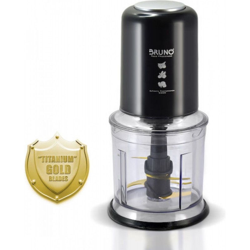 BRUNO πολυκόπτης 500W, 700ml, 4 λεπίδες, BRN-0247, μαύρο